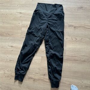 black joggers